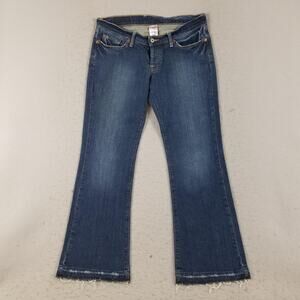 Lucky Brand Jeans Womens 12 31 Lil Maggie Bootcut Short Denim Hipster Stretch